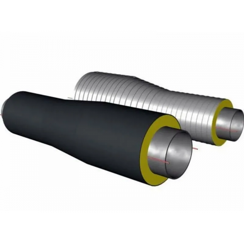 Переход стальной ППУ ОЦ с МЗИ и КВ тип 2 Ст20 45х3,5х32х3х1500 мм ГОСТ 8732-78