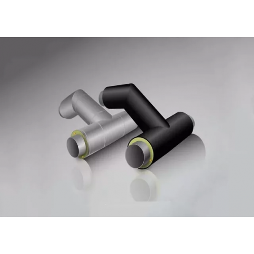 Тройниковое ответвление стальное ППУ ПЭ с МЗИ и КВ тип 2 Ст20 45х3,5х32х3х1200х730 мм ГОСТ 8732-78