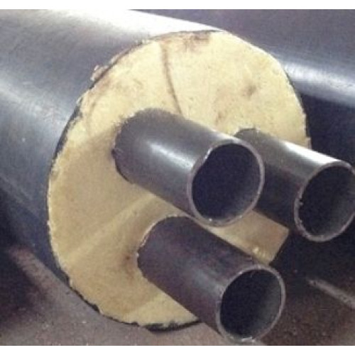 Труба в ППУ изоляции Твин в полиэтиленовой оболочке Ст10 89х4,0х315х4,9х43 мм ГОСТ 10704-91