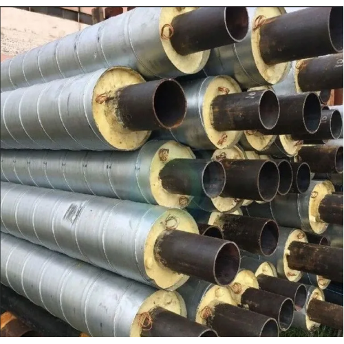 Труба в ППУ изоляции стальная в полиэтиленовой оболочке тип 2 09Г2С Ду57 57х4,5х140х3х38,5 мм ГОСТ 10705-80