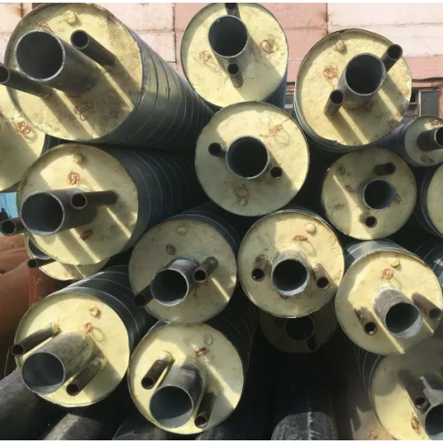 Труба в ППУ изоляции со спутником в полиэтиленовой оболочке тип 2 09Г2С Ду32 108х4,5 мм ГОСТ 10704-91